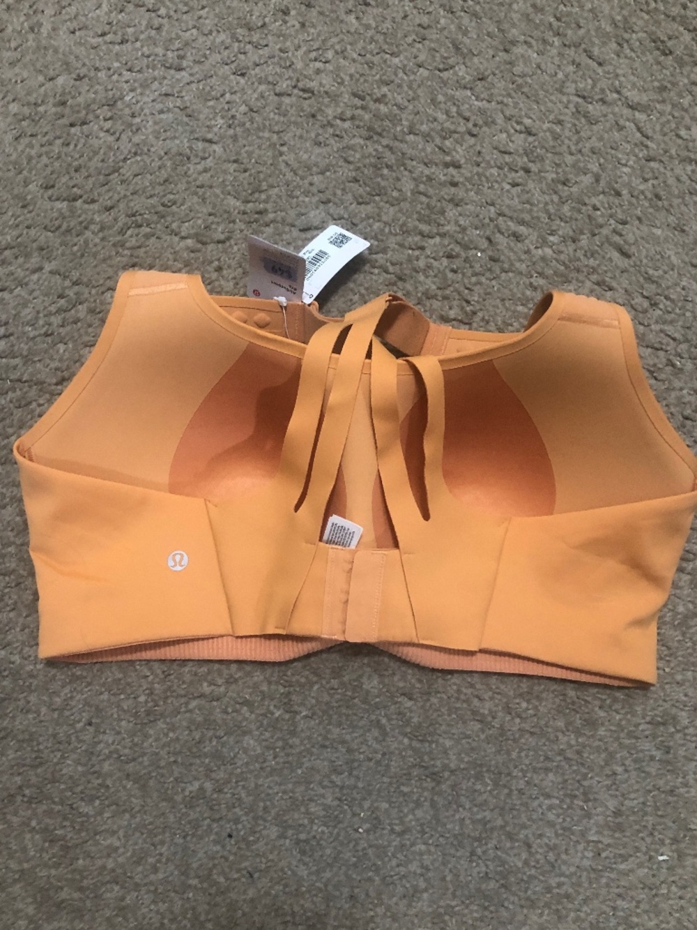 Lululemon AirSupport Sport  Bra in a warm apricot color 40D - Picture 2 of 4